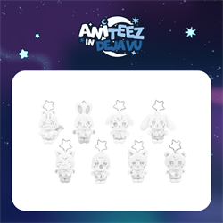 [Sold out] ATEEZ X ANITEEZ - плюшевый брелок SILVER ANITEEZ PLUSH KEYRING (ANITEEZ IN DEJA VU) 3867