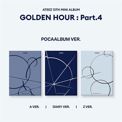 [Предзаказ] ATEEZ - GOLDEN HOUR : Part.4 (POCAALBUM VER.) [Makestar] 3401