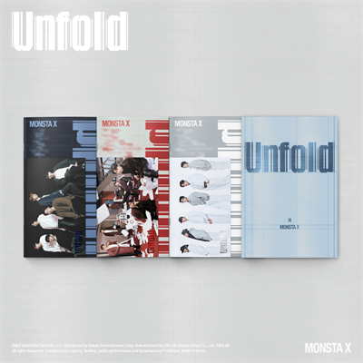[Предзаказ] MONSTA X English Album - Unfold 3460