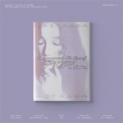 TAEYEON - Panorama : The Best of TAEYEON (ARCHIVE BOOK Ver.) 3337