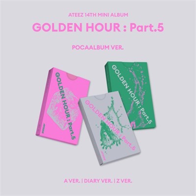 [Предзаказ] ATEEZ - GOLDEN HOUR : Part.5 (POCAALBUM) [MAKESTAR] 3704