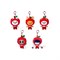 [Предзаказ] TXT - Plush Keyring (Apple Ver.) [WEVERSE] 3690